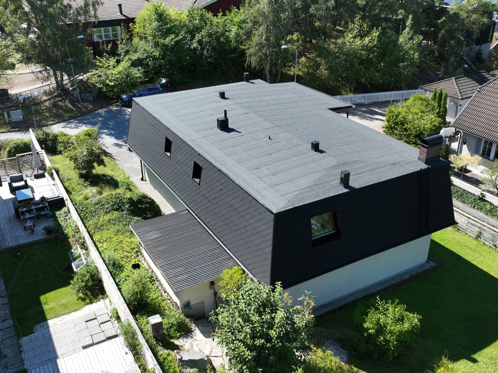Takvård för bostadsrättsförening utförd av Arbetslag Bygg