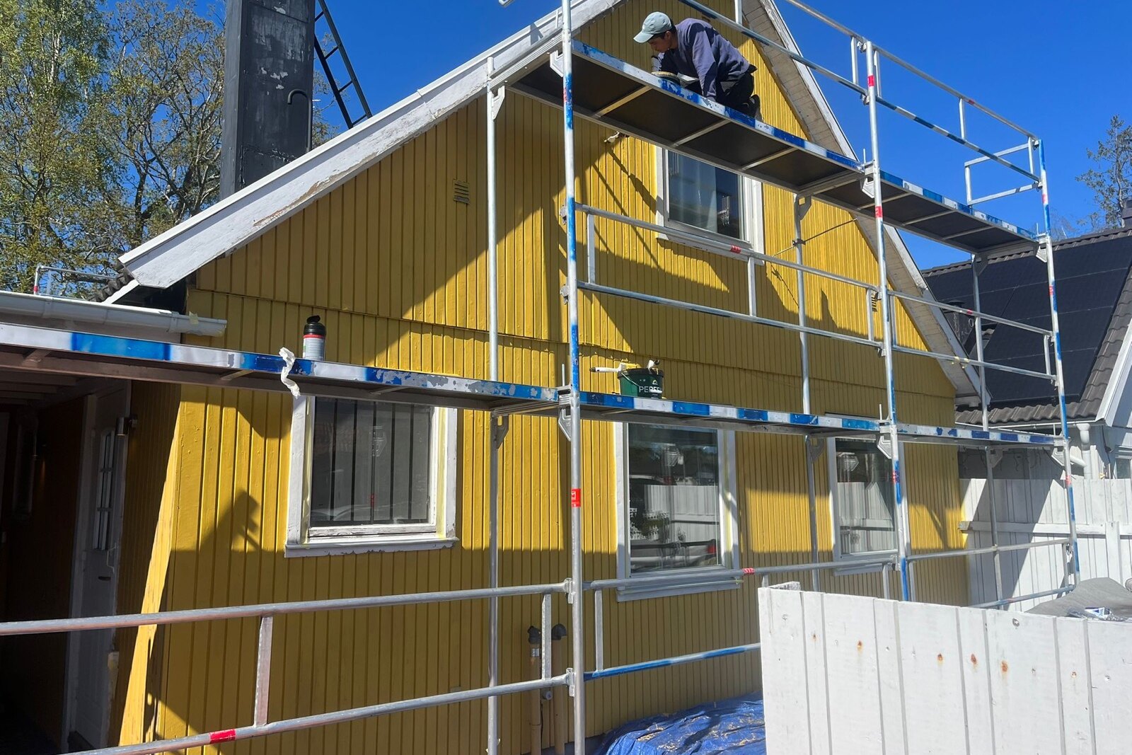 Fasadarbeten i Husby – Arbetslag Bygg